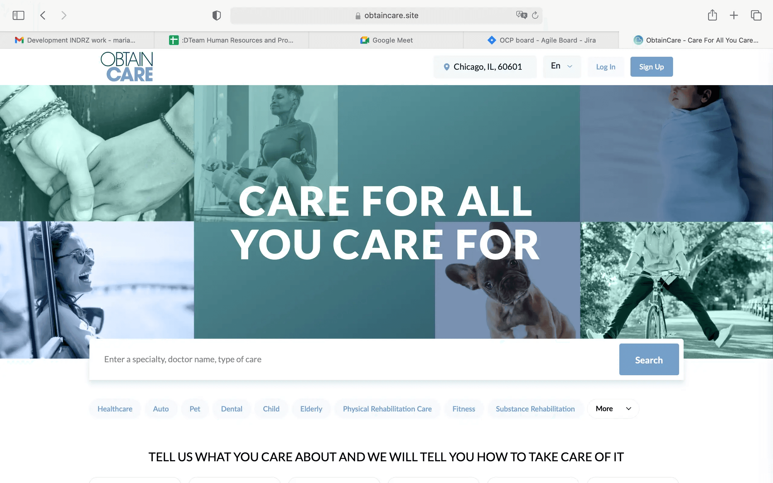 OBTAINCARE-service provider platform